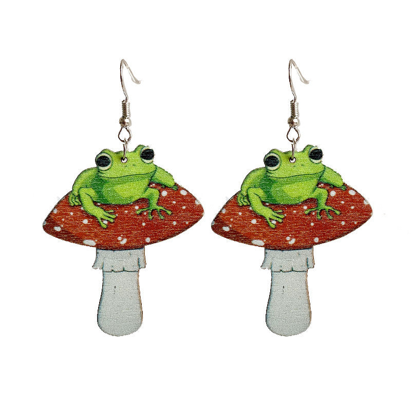Wholesale Student fun and funny cartoon earrings